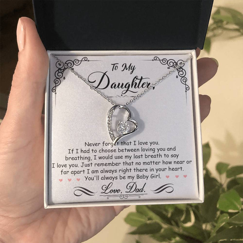 My Baby Girl - Forever Love Necklace